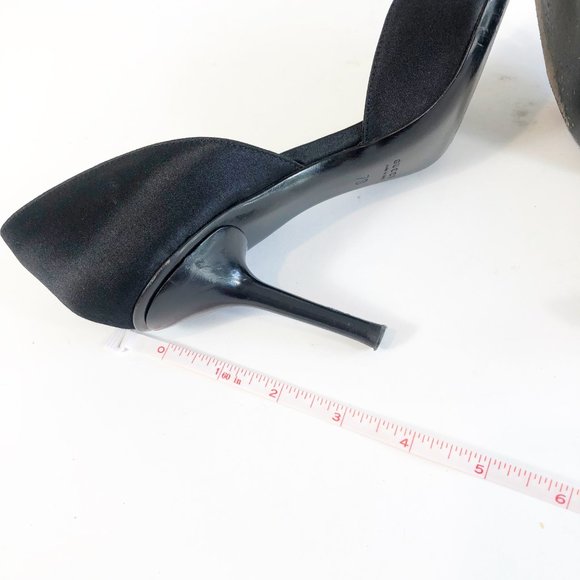 Gucci Black Horsebit Open Tie Hollywood Heels 7B - Picture 10 of 13